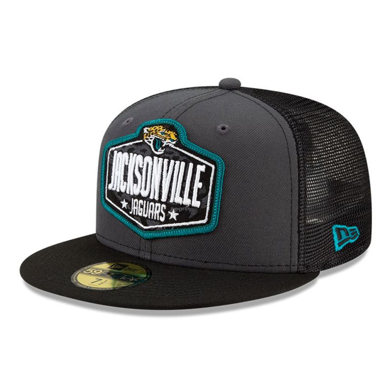 Gorras New Era 59fifty Grises - Jacksonville Jaguars NFL Draft 79013WZKR